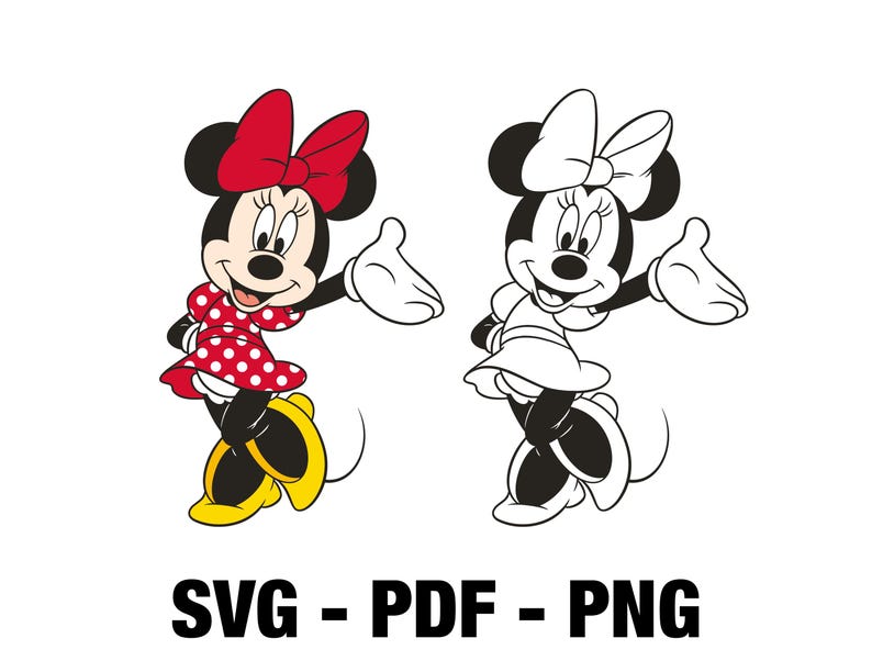 Minnie Mouse SVG Cut File