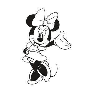 Minnie Mouse outline