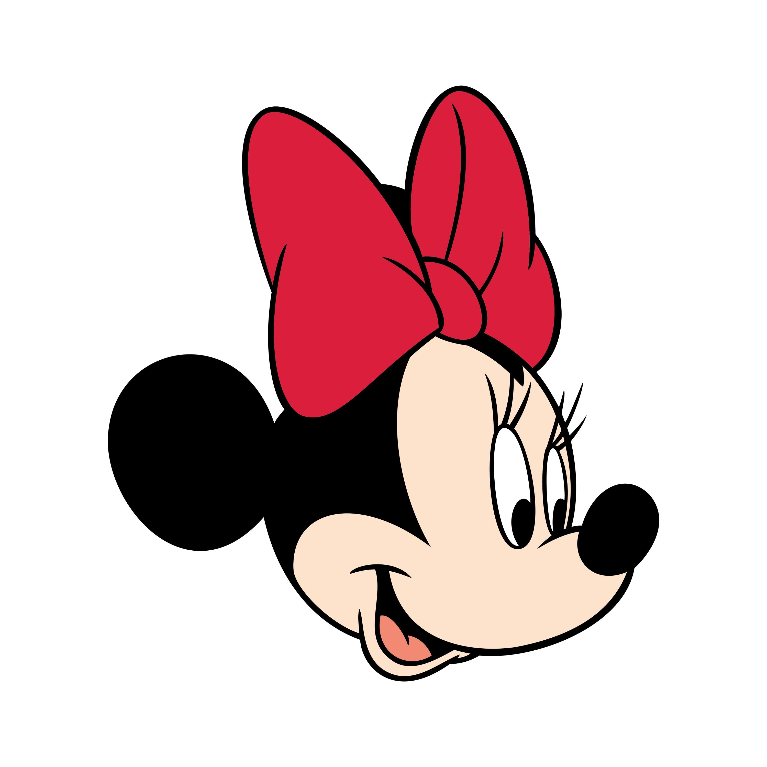 Mini Mouse Rear Face Minnie Mouse Face SVG, PNG, PDF, Download File for Vinyl Decal, Cut ...
