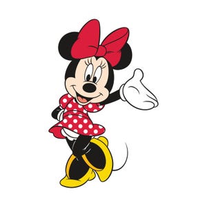 Minnie Mouse Stencil Colour