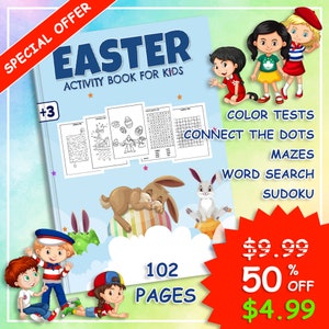 Easter Activity Book for Kids