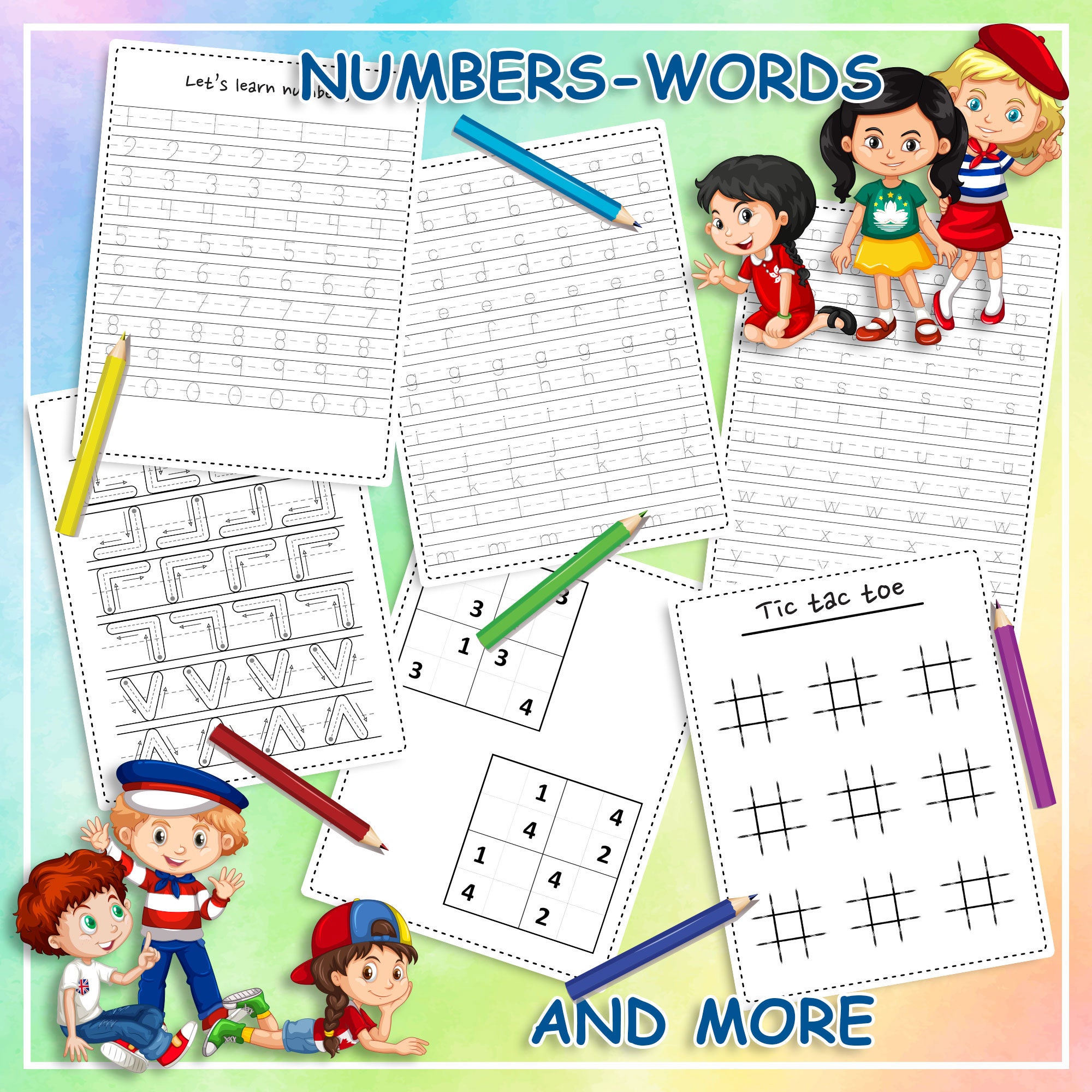 Activity Book for Kids - Etsy