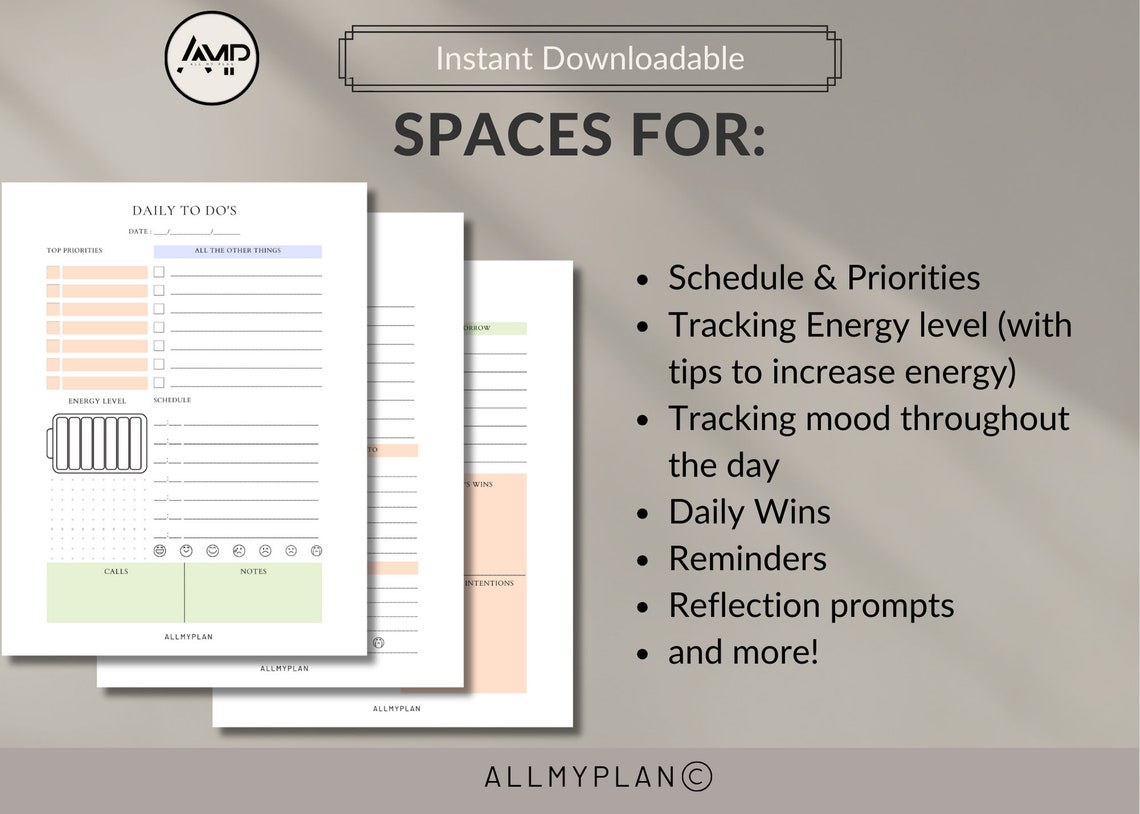 Daily Routine Template, Morning Checklist, Evening Routine, Custom ...
