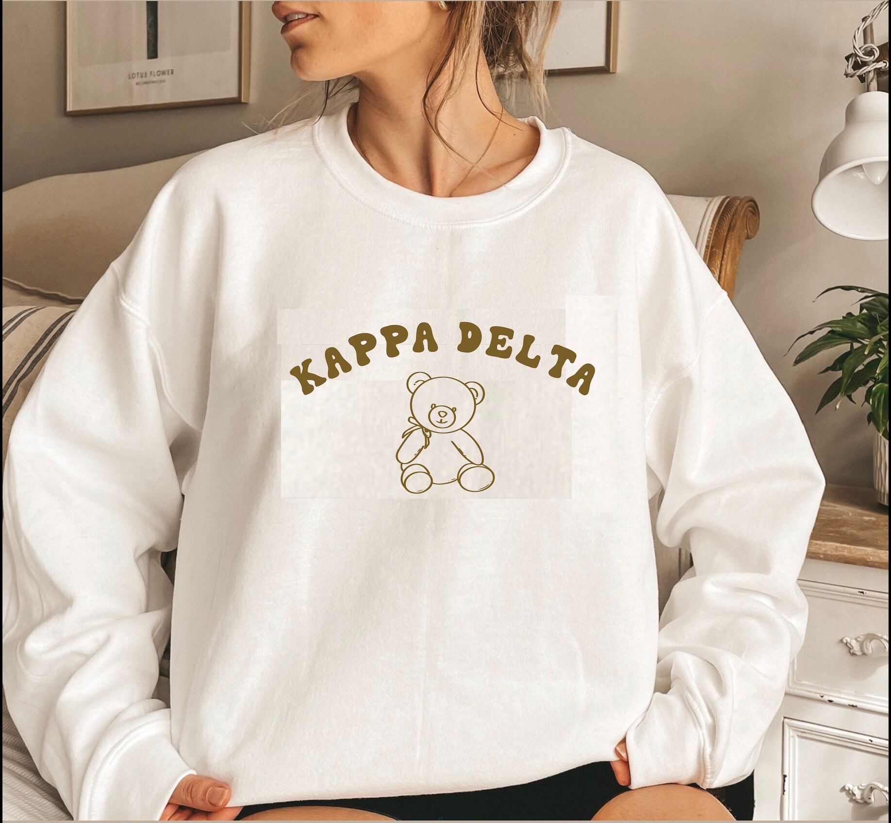 Waardeloos composiet Afhankelijkheid Kappa Delta Bear Sweatshirt Kappa Delta Hoodie Greek - Etsy België