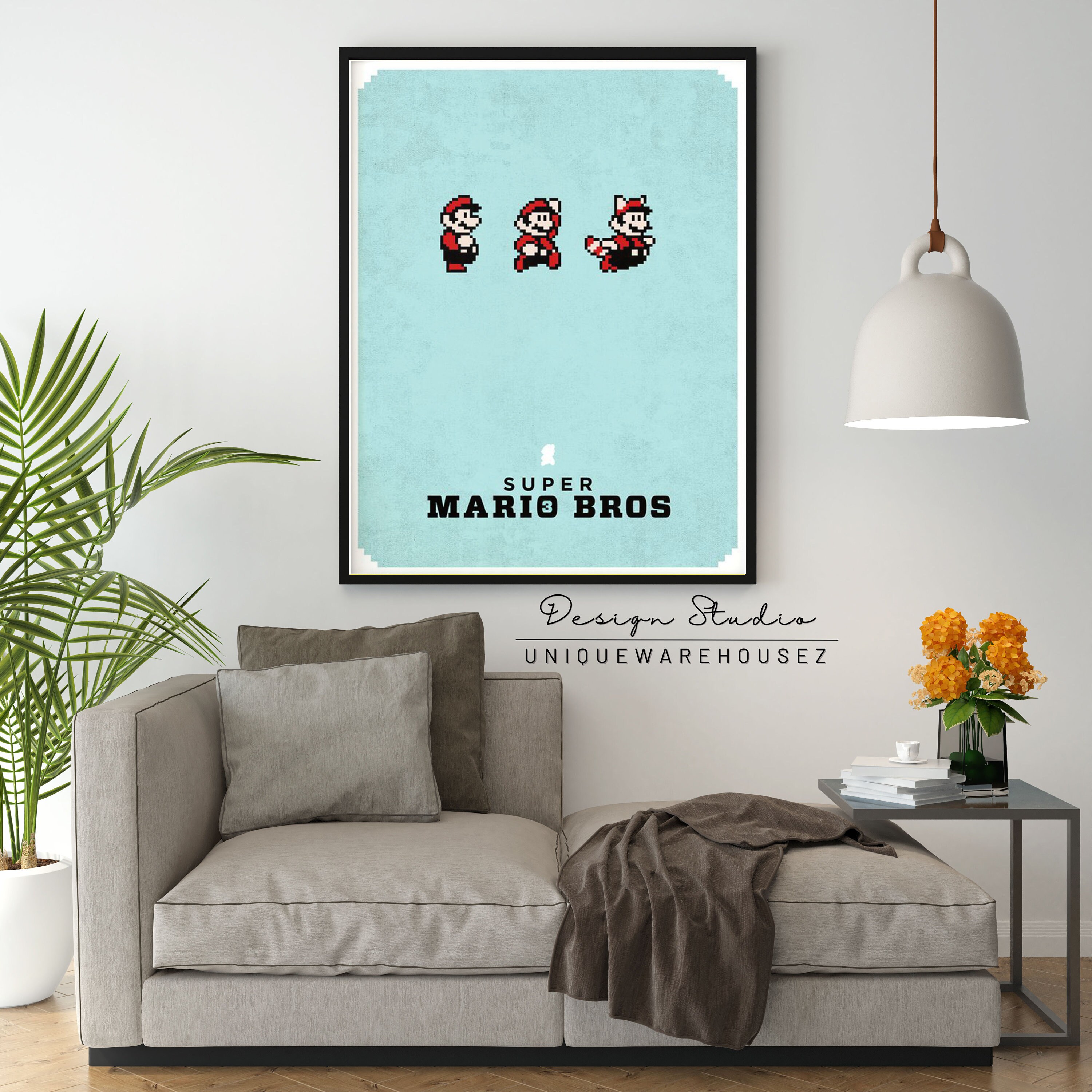 Super Mario Poster | Mario Poster | Nintendo Poster | Video Game Poster ...