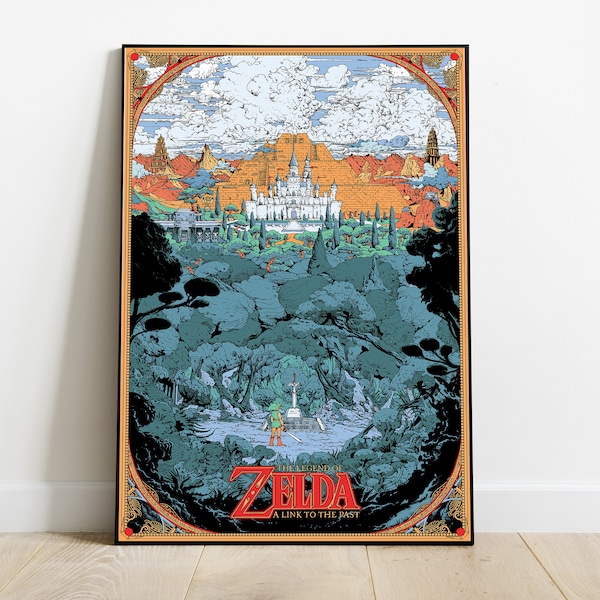 La légende de Zelda affiche de Zazzle.be Liste d'envies Vous avez des idées ? affiche de Zelda | La légende de Zelda | Cadeau pour la Saint-Valentin