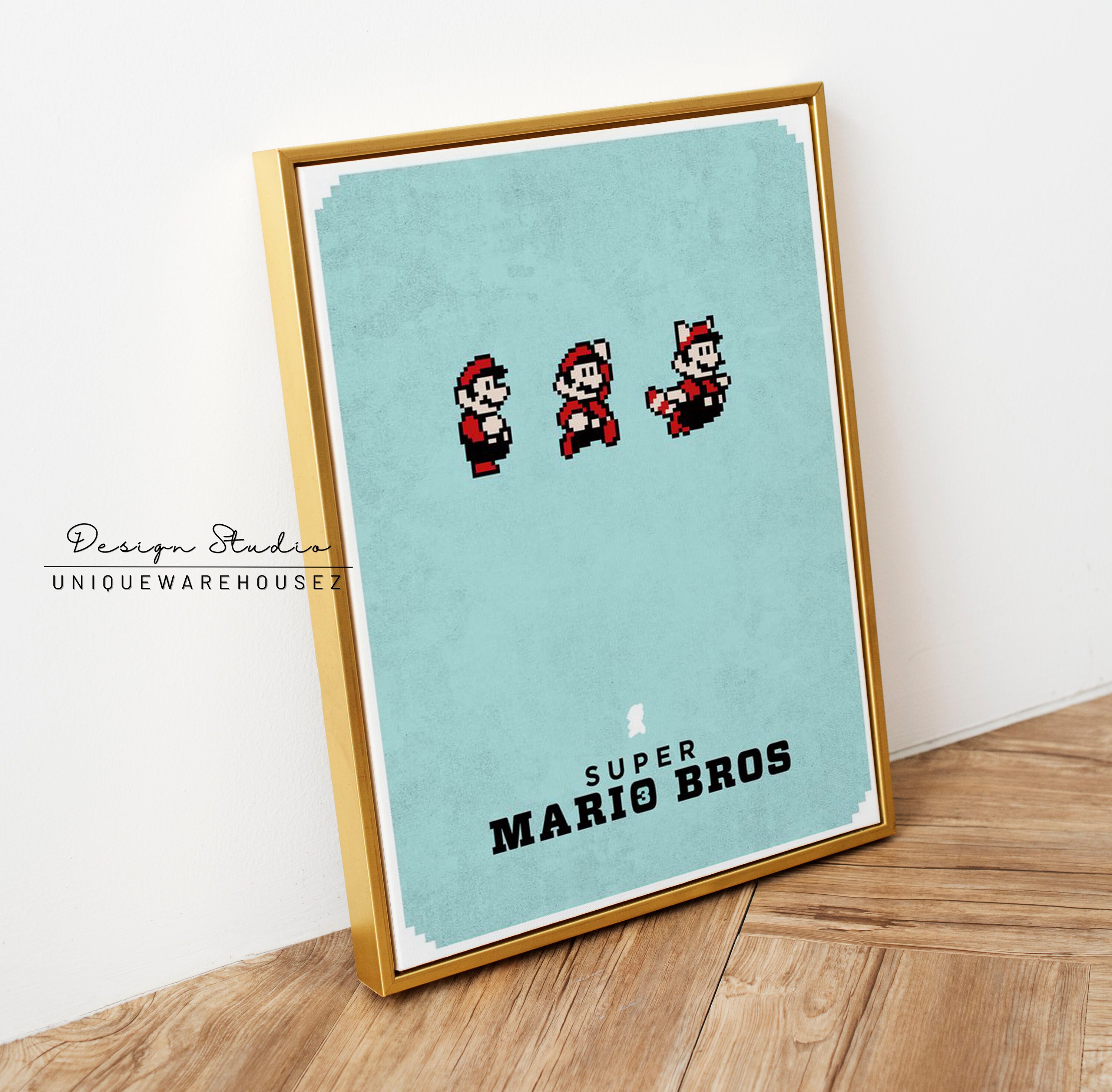 Super Mario Poster | Mario Poster | Nintendo Poster | Video Game Poster ...