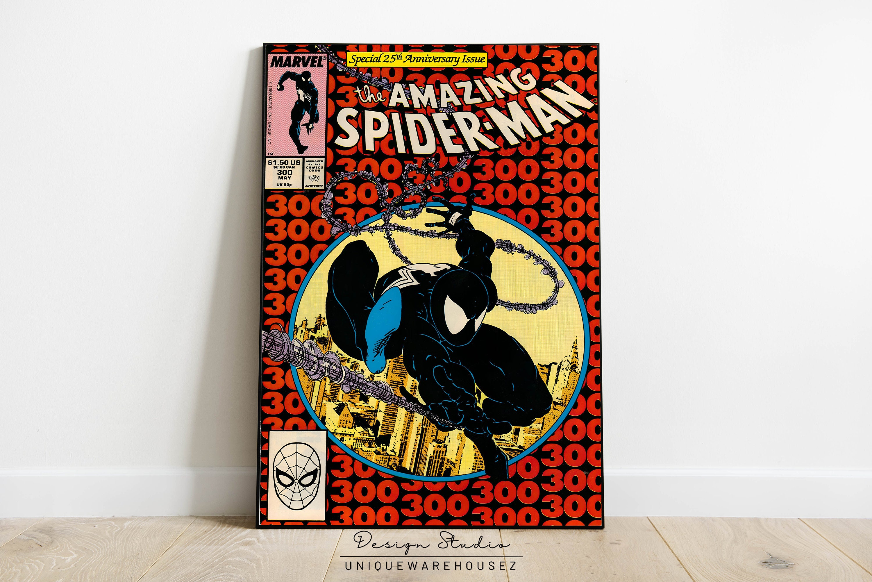 Spiderman Vintage Poster Spiderman Newspaper Poster Spiderman Movie
