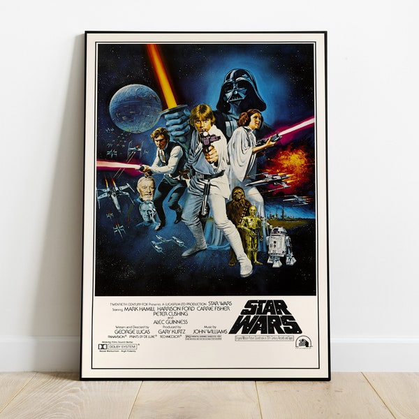 Star Wars Vintage Poster | Movie Poster | Premium Poster | Endor Poster | Star Wars modern art | Travel Poster | Tatooine Poster