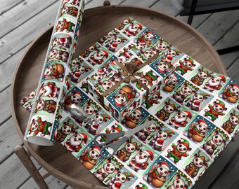 Holiday Possums Gift Wrap Paper