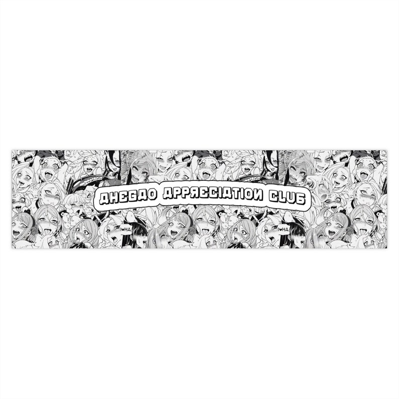 Ahegao Appreciation Club Bumper Sticker - Etsy Canada