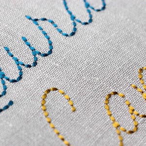 Hand Stitch Effect Script Font Machine Embroidery Designs 6 Sizes: 0.7 ...