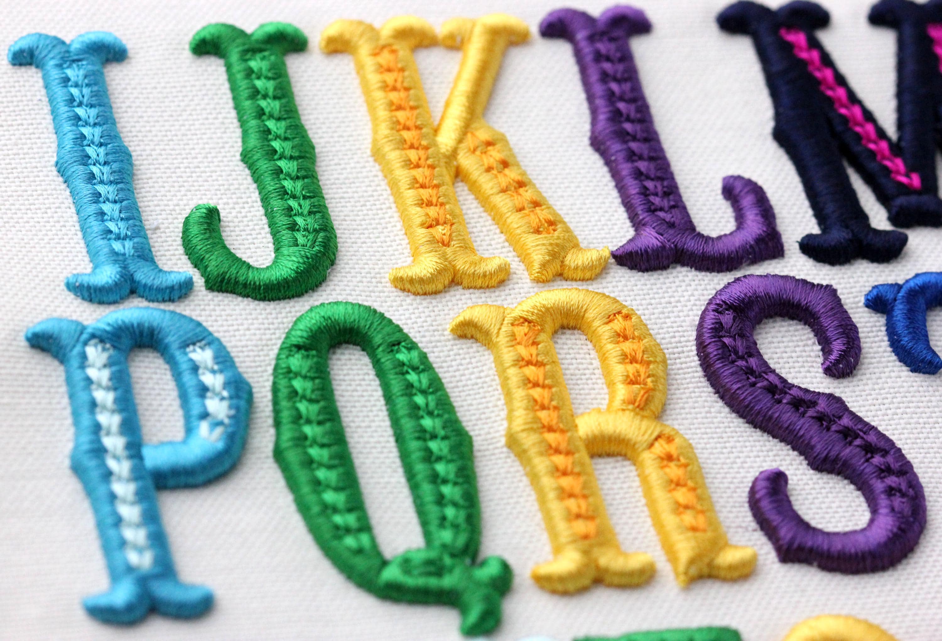 3D Fishtail Puffy Foam Machine Embroidery Font 4 Sizes BX Included - Etsy