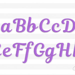 Script Machine Embroidery Font Step Stitch Alphabet 5 sizes:  1&quot;, 1.5&quot;, 2&quot;, 2.5&quot;, 3&quot; BX included