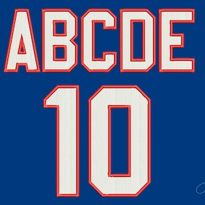 Applique Embroidery Font Sport College Varsity Alphabet 6 sizes:  2&quot;, 3&quot;, 4&quot;, 5&#39;&#39;, 6&quot;, 7&quot; BX included