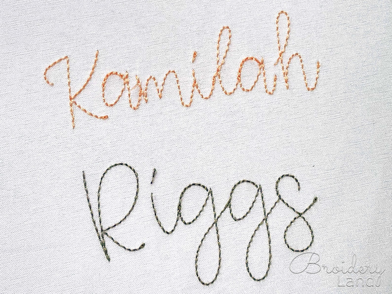 Bean Script Font Machine Embroidery Handwritten Alphabet 6 Sizes: 0.5 ...