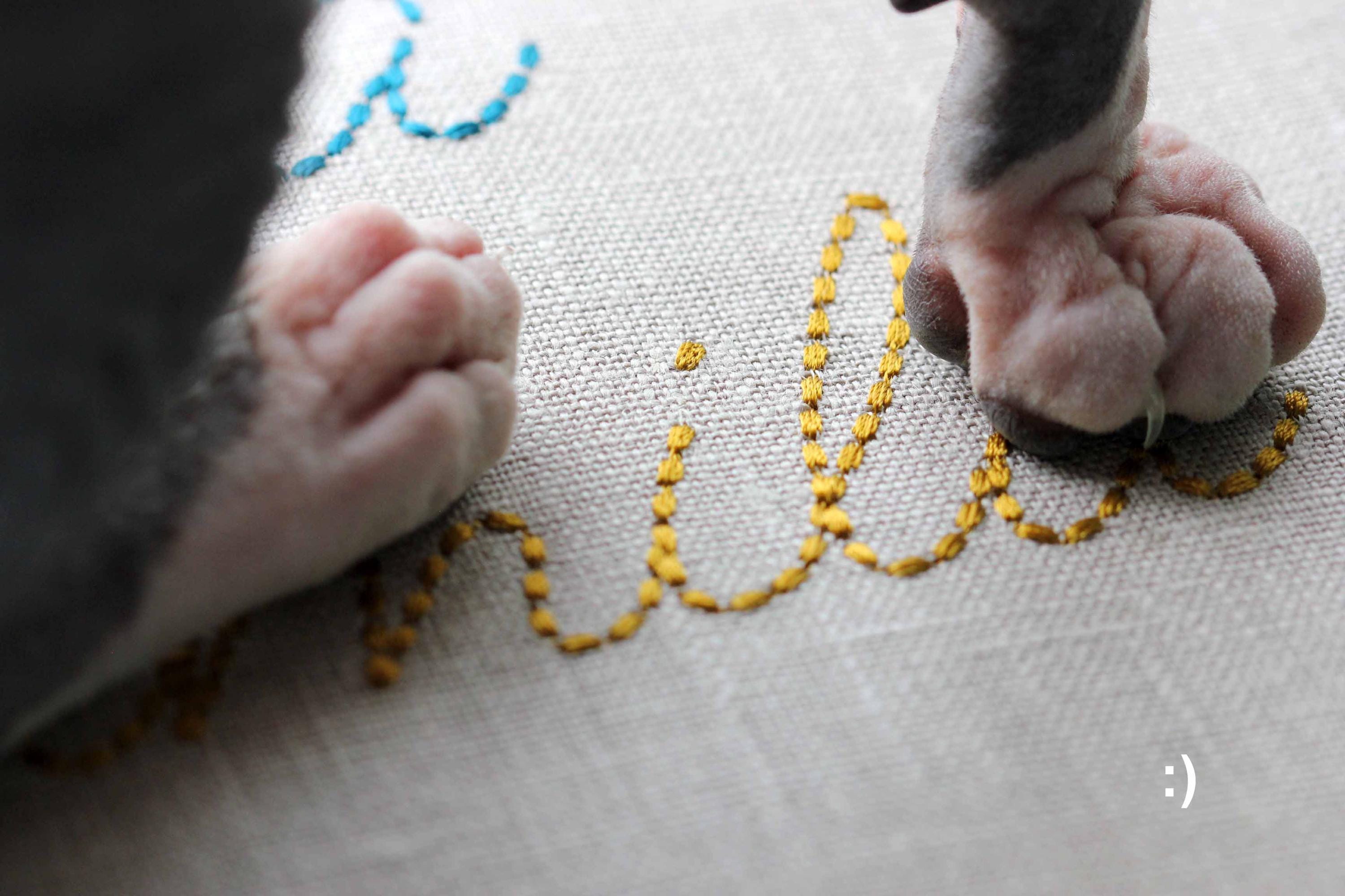 Hand Stitch Effect Script Font Machine Embroidery Designs 6 Sizes: 0.7 ...
