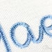 Dense Chain Script Font Machine Embroidery Handwritten 