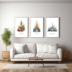 Travel posters, City prints, Wall Art Gifts, Home Decor, Destination Prints, City Photographs, Colourful prints / Frame Not Included image 10