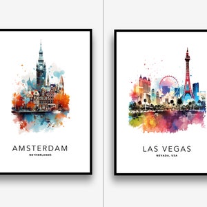 Travel posters, City prints, Wall Art Gifts, Home Decor, Destination Prints, City Photographs, Colourful prints / Frame Not Included image 4