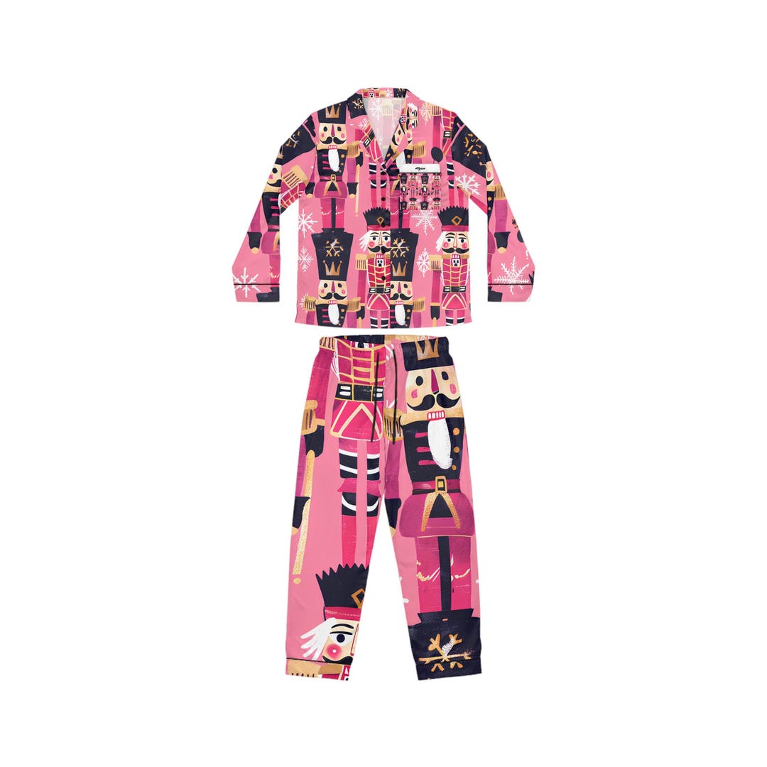 Nutcracker Pastel Xmas Girl 2-pc PJ Pajamas main image 1