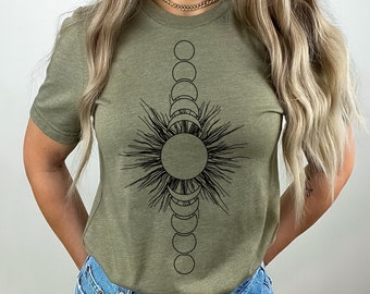 Total Solar Eclipse Shirt, Celestial Shirt, Astronomy Sun Shirts, Astrology T Shirt, April 8th 2024 Shirt, Path Of Totality Tee, Gift Ideas