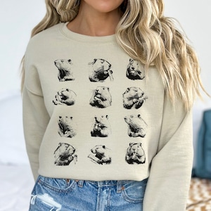 Beaver Crewneck, Dam It Beaver, Animal Lover Sweatshirt, Funny Beaver Pullover, Beaver Lover Sweater, Oversized Sweatshirt, Novelty Shirt
