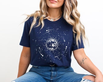 Total Solar Eclipse Shirt, Celestial Shirt, Astronomy Sun Shirts, Astrology T Shirt, April 8th 2024 Shirt, Path Of Totality Tee, Gift Ideas