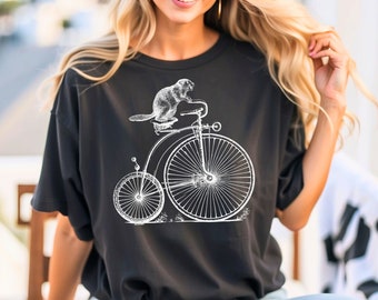 Beaver On A Bike Shirt, Dam It Beaver, Funny Beaver Shirt, Funny Animal TShirt, Beaver Lover T-Shirt, Unisex Tee, Novelty TShirts