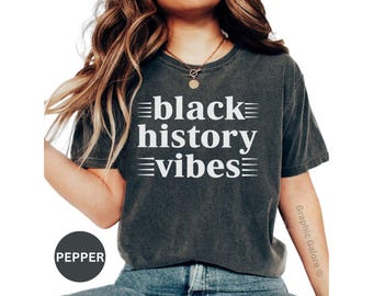 Camiseta con temática de la historia afroamericana, camiseta de la libertad afroamericana, regalo de Juneteenth para un amigo, celebración de la historia afroamericana, regalo de camiseta de Juneteenth