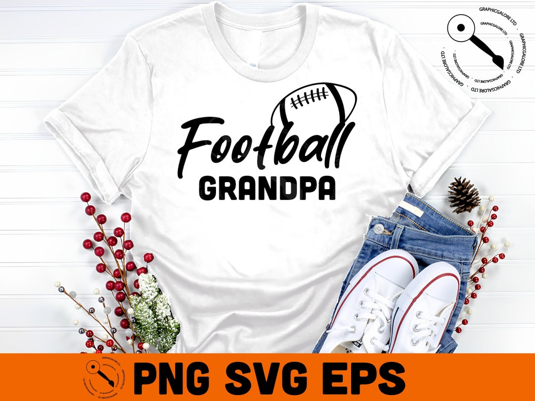 Football Grandpa Svg Football Game Day Svg Football Player - Etsy