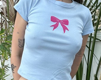 bow baby tee