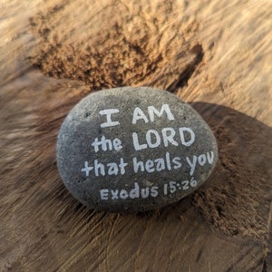 Handwritten Rocks - Personalized Custom Text - Scripture and Remembrance Gift