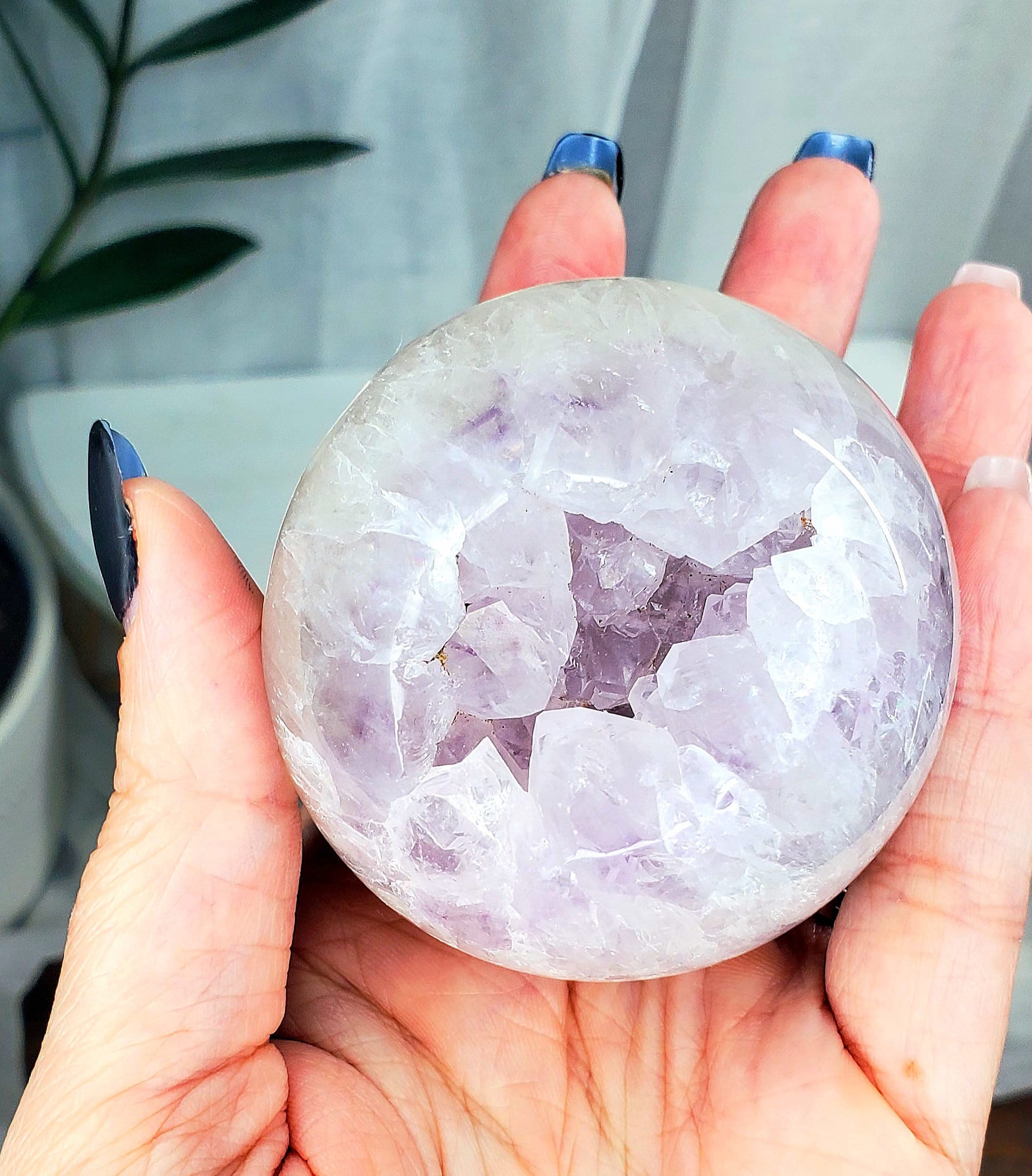 高品質　ピンクアメジスト　アメジストのドゥルージー入　スフィア Gemy、ドゥルージー ピンク アメジスト スフィア - Etsy 日本