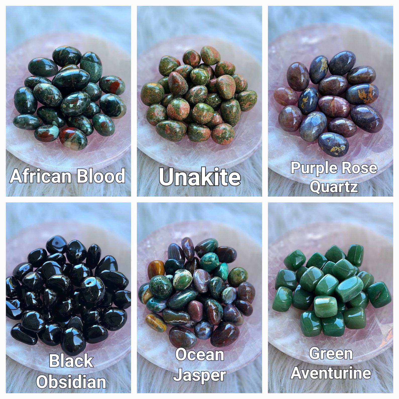 Pretty Tumbled Rocks Tumbled Stones / Sold Individually / Pick Your Own Authentic Polished ...