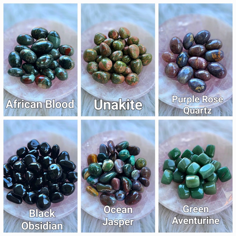 Tumbled Stones / Sold Individually / Pick Your Own Authentic Polished ...