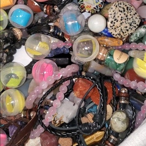 Crystal Confetti Mystery Scoop, Tumbles, Carvings, Specimens