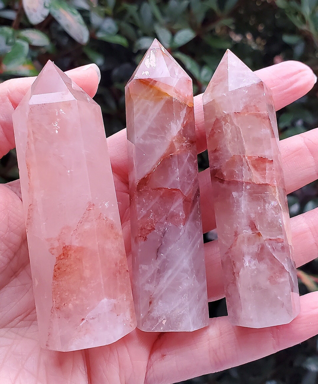 Fire Quartz Towers, Starter Crystal, Metaphysical Etsy
