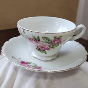 Vintage Teacup and Saucer from Japan  VJTCS-1