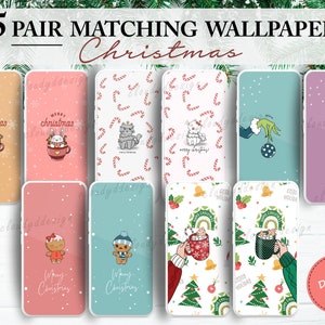 Christmas Wallpaper, Matching Wallpaper for Couples, Friends, Phone
