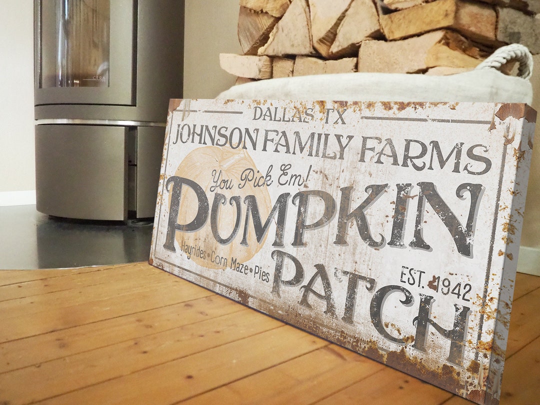 Farm Fresh Pumpkins Sign