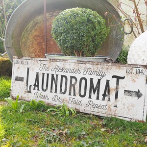 Personalized Laundry Room Sign Farmhouse Laundry Room Decor Custom Gift ...