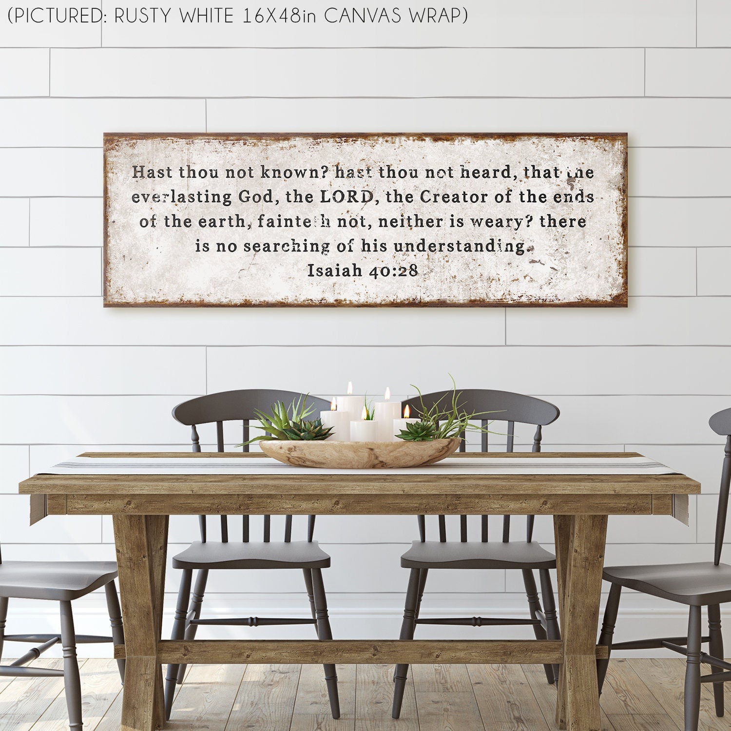 Custom Christian Wall Art Canvas Metal Wood Rustic Bible Verse Etsy