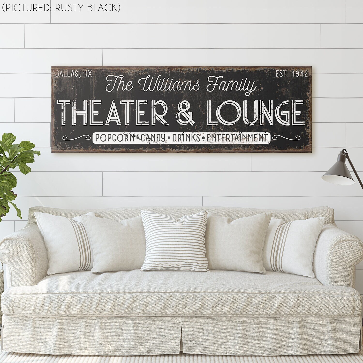 Personalized Home Movie Room Wall Art Theater and Lounge Sign - Etsy