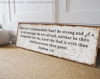 Custom Christian Wall Art Canvas Metal Wood Rustic Bible Verse Signs Biblical Wall Art Bible Quote Sign Scripture Gifts for Mom Grandmother