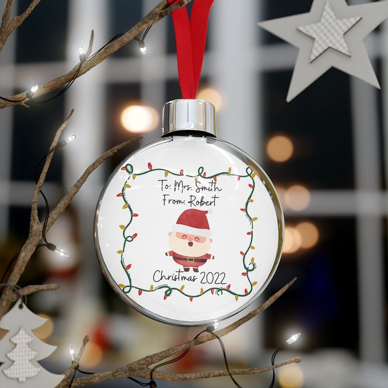 Teacher Christmas Ornament Etsy