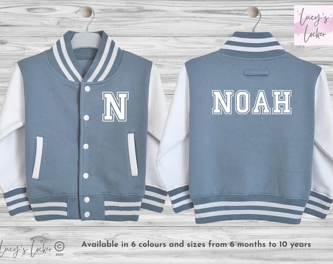 Custom Kids Varsity Jacket Custom Toddler Varsity Jacket Kids Sports