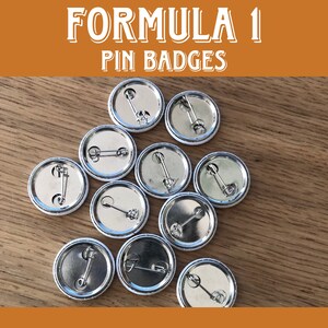 Formula 1 Team pin badges image 2