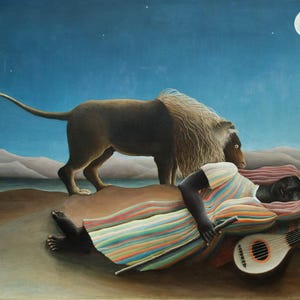 Rousseau, Henri - The Sleeping Gypsy (La Bohémienne Endormie) Giclee Print - Paper