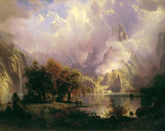 Bierstadt, Albert - Rocky Mountain Landscape